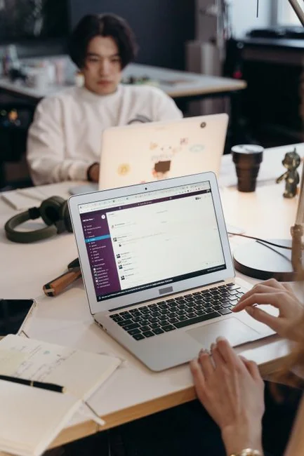 An image of a laptop screen displaying the Pexels website, perfect for stock photo needs.